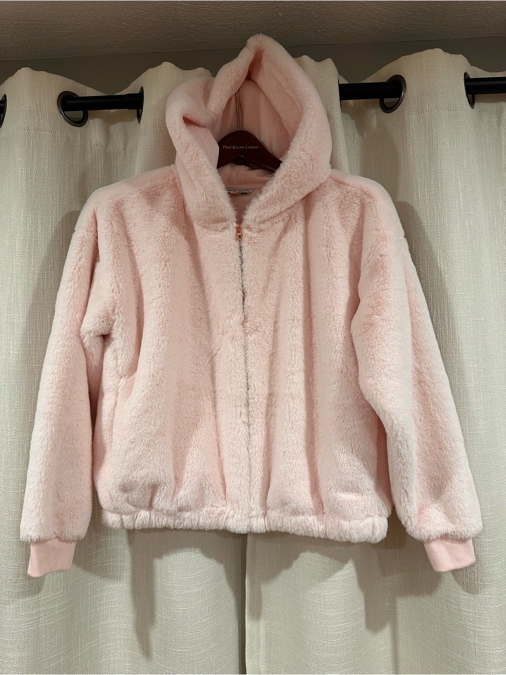 American Eagle Outfitters Hooded Jacket - Light Pink